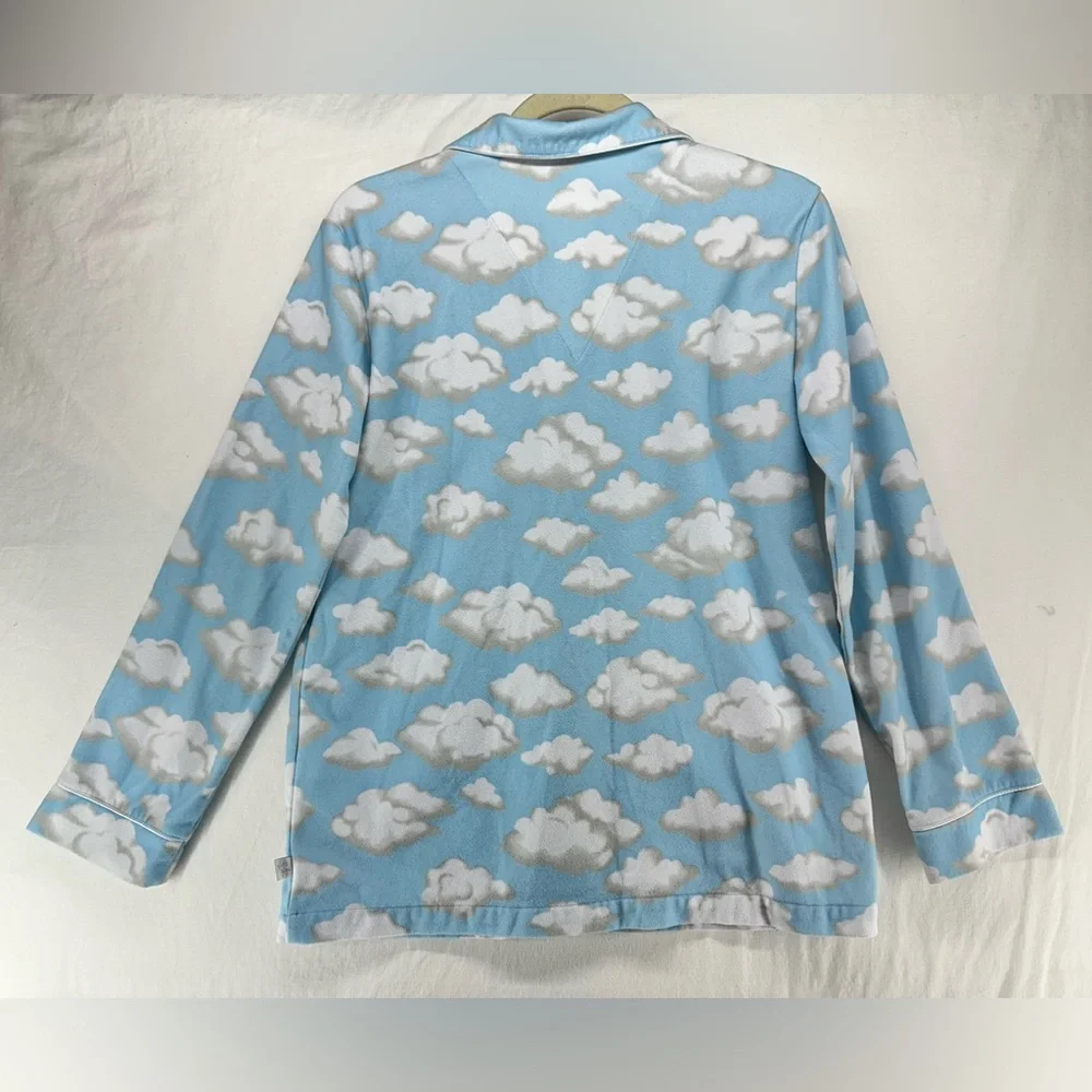 Nick and Nora Vintage 100% Cotton‎ Clouds Pajama Set Youth Size XL 14/16